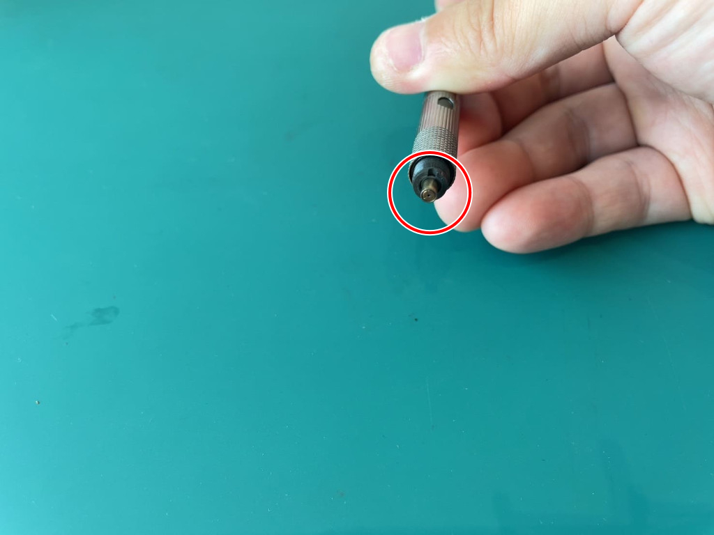 （補足）チャンクはノック状態で輪を下ろすと開く