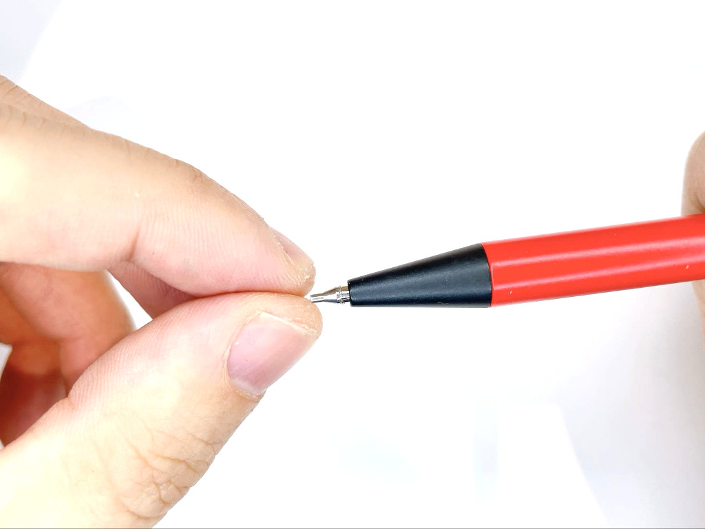 （補足）先端からC型スリーブが見えると装着OK