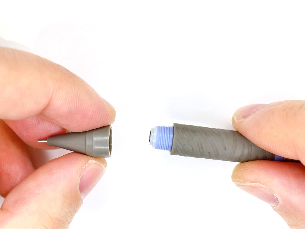 口金を装着する