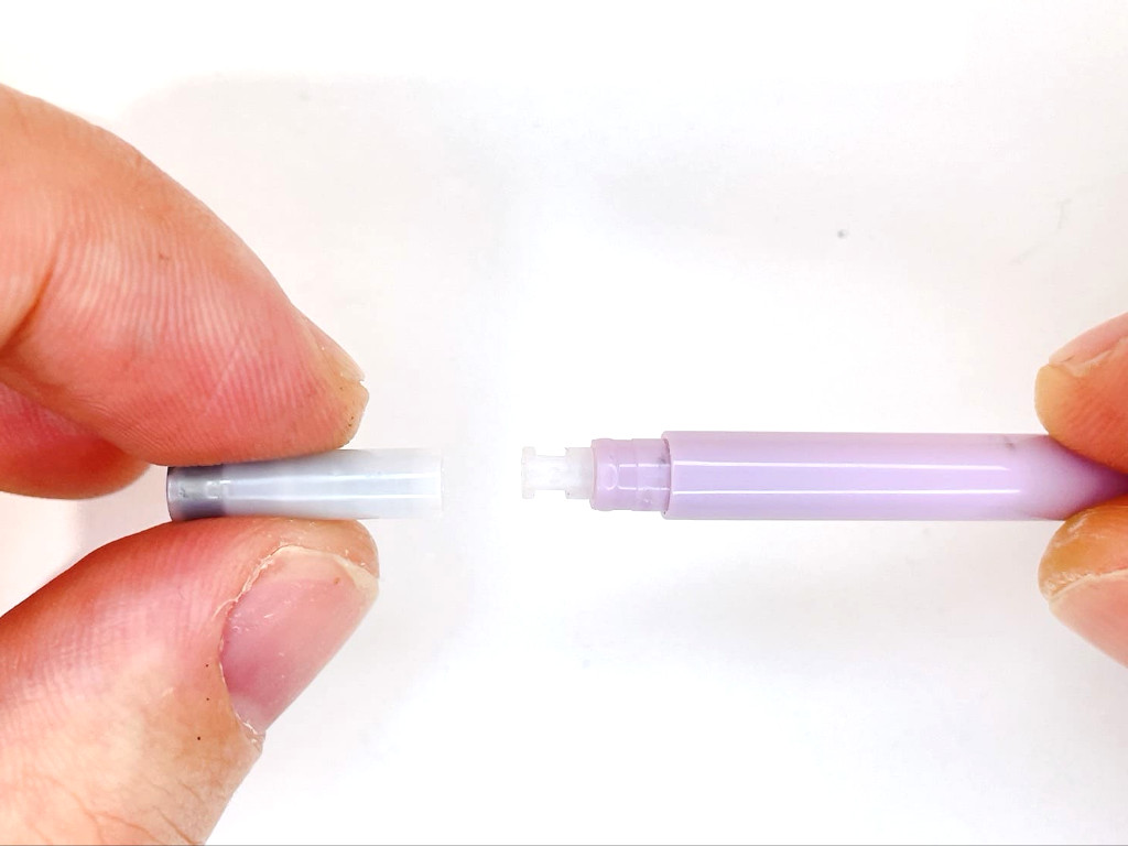 チャックを装着する