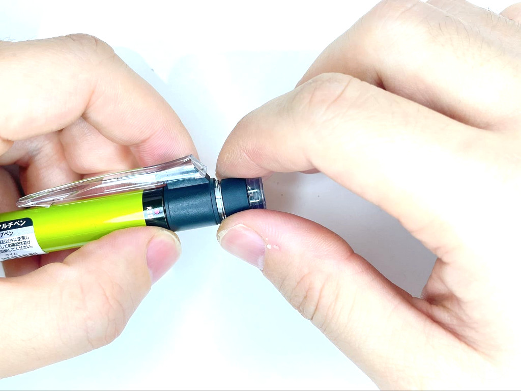 ノック部品を外す