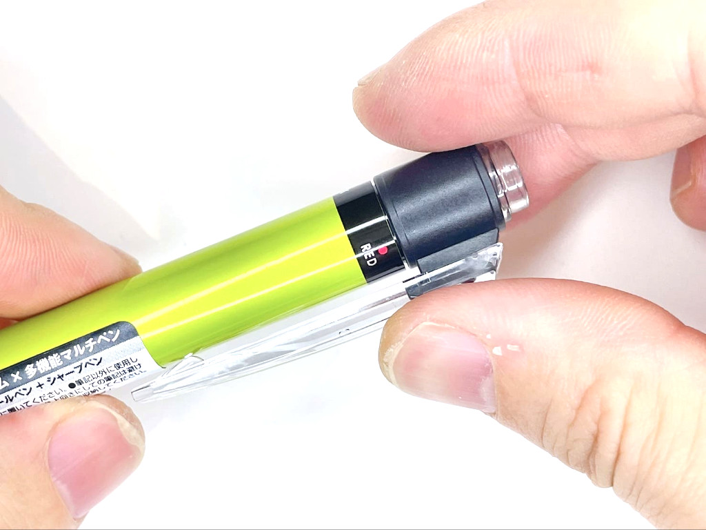 （補足）ペン本体のクリップ部分は分解不可