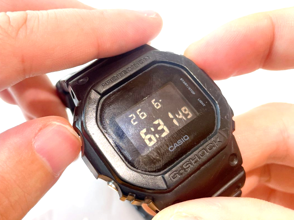 GショックDW5600BBの時刻合わせのアイキャッチ画像
