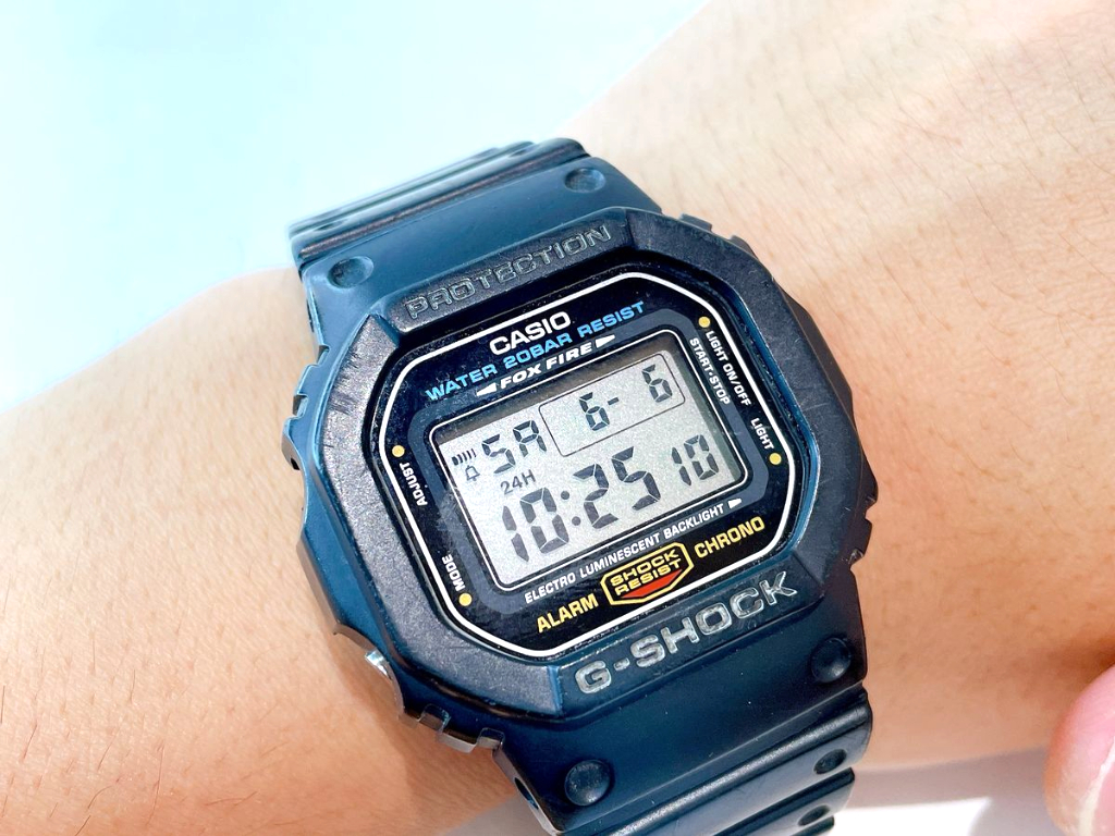 GショックDW5600Eの時刻・日付合わせのアイキャッチ画像
