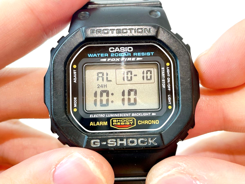 GショックDW5600Eのアラーム・時報の使い方のアイキャッチ画像