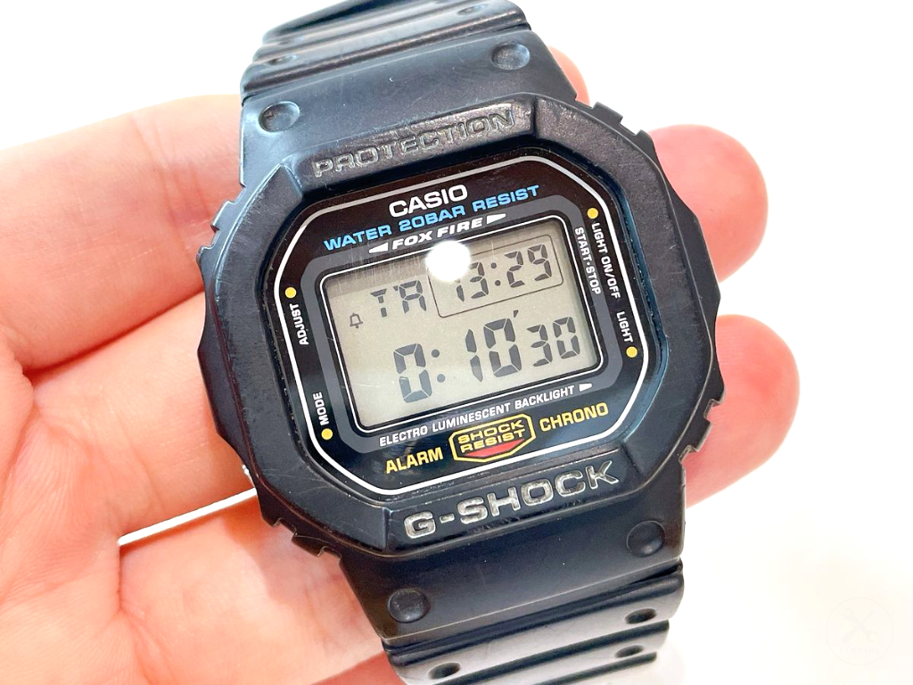 GショックDW5600Eのタイマーの使い方のアイキャッチ画像